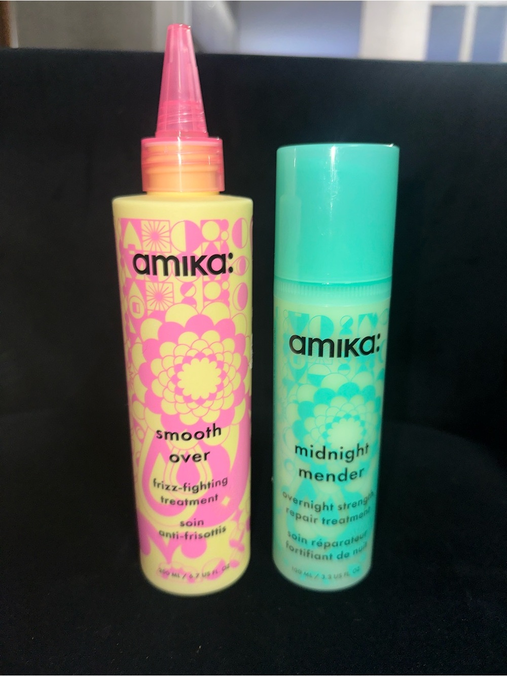 Amika Hair Treatment Bundle – Smooth Over + Midnight Mender